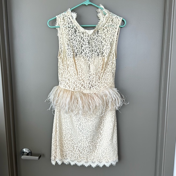 Bebe dress with lace overlay - Picture 1 of 5